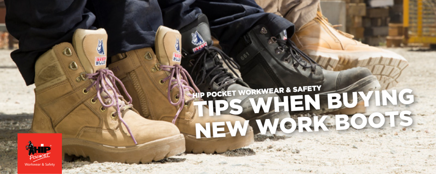 Tips when buying new work boots
